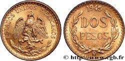MESSICO 2 Pesos 1945 Mexico MS 