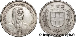 SWITZERLAND 5 Francs Berger des alpes 1931 Berne
