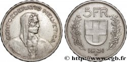 SUISSE 5 Francs Berger des alpes 1931 Berne