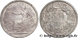 SWITZERLAND 5 Francs Helvetia assise 1874 Berne