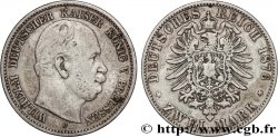 ALLEMAGNE - PRUSSE 2 Mark Guillaume Ier 1876 Francfort