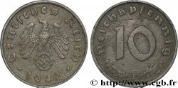 ALEMANIA 10 Reichspfennig aigle surmontant une swastika 1942 Muldenhütten
