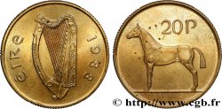 IRLAND 20 Pence 1988 Dublin VZ 