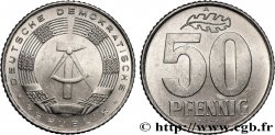 REPúBLICA DEMOCRáTICA ALEMANA 50 Pfennig emblème de la RDA 1981 Berlin EBC 