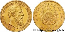GERMANY - KINGDOM OF PRUSSIA - FREDERICK III 20 Mark  1888 Berlin