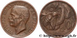 ITALIE 10 Centesimi Victor Emmanuel III 1924 Rome