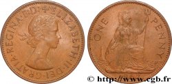 REGNO UNITO 1 Penny Elisabeth II 1967 