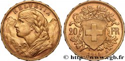 GOLD, PALLADIUM & PLATINUM INVESTMENT 20 Francs &nbsp;Vreneli&nbsp;  1913 Berne