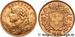 ORO, PALLADIO E PLATINO: INVESTIMENTI 20 Francs &nbsp;Vreneli&nbsp; 1935 Berne