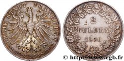 GERMANY - FRANKFURT FREE CITY 2 Gulden 1850 Francfort