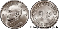 REPUBBLICA DI CINA (TAIWAN) 5 Yuan Tchang Kaï-chek an 64 1975 