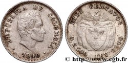 COLOMBIA 10 Centavos Simon Bolivar 1940 Birmingham