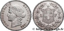 SUISSE 5 Francs Helvetia 1892 Berne