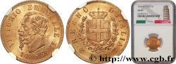 ITALIEN - ITALIEN KÖNIGREICH - VIKTOR EMANUEL II. 10 Lire 1863 Turin