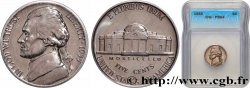 STATI UNITI D AMERICA 5 Cents Président Thomas Jefferson / Monticello Proof 1955 Philadelphie