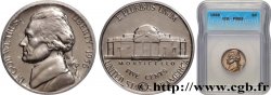 ÉTATS-UNIS D AMÉRIQUE 5 Cents Président Thomas Jefferson / Monticello Proof 1956 Philadelphie