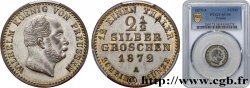 GERMANY - KINGDOM OF PRUSSIA - WILLIAM I 2 1/2 Silbergroschen (1/12 Thaler) 1872 Berlin