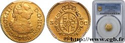 ESPAGNE - ROYAUME D ESPAGNE - CHARLES III 1/2 Escudo  1788 Séville