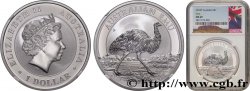 AUSTRALIE 1 Dollar Proof Émeu 2018 