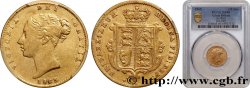 GRANDE BRETAGNE - VICTORIA 1/2 Souverain  1865 Londres TTB40 PCGS