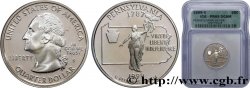 STATI UNITI D AMERICA 1/4 Dollar Pennsylvanie - Silver Proof 1999 San Francisco