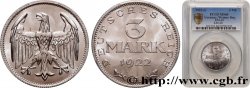 ALEMANIA 3 Mark aigle 1922 Berlin FDC66 PCGS