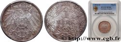 ALLEMAGNE 1 Mark Empire aigle impérial 1915 Munich