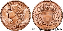 GOLD, PALLADIUM & PLATINUM INVESTMENT 20 Francs &nbsp;Vreneli&nbsp;  1915 Berne