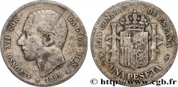 ESPAGNE 1 Peseta Alphonse XII 1885 Madrid