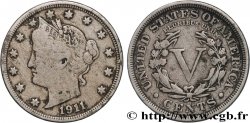 VEREINIGTE STAATEN VON AMERIKA 5 Cents Liberty Nickel 1911 Philadelphie fSS 