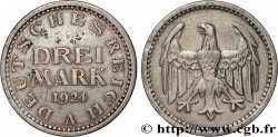 ALLEMAGNE 3 Mark 1924 Berlin