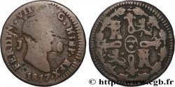 ESPAGNE 8 Maravedis Ferdinand VII 1817 Jubia