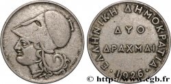 GREECE 2 Drachmes Athéna 1926 Vienne