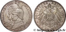 ALLEMAGNE - PRUSSE 2 Mark Guillaume II 200e anniversaire de la Prusse 1901 Berlin