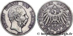 GERMANY - KINDGOM OF SAXONY - ALBERT 5 Mark  1891 Muldenhütten - E