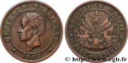 HAÏTI 20 Centimes président Geffrard 1863 Heaton