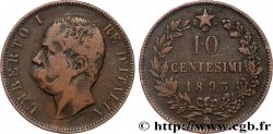 ITALIE 10 Centesimi Humbert Ier 1893 Birmingham