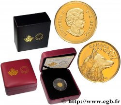 CANADA 25 Cents Proof Renard Arctique  2017  FDC 