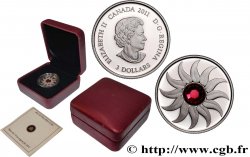 KANADA 3 Dollars Proof Juillet Rubis 2011 