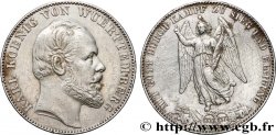 ALLEMAGNE - WURTEMBERG 1 Thaler Charles 1871 Stuttgart