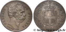 ITALIE - ROYAUME D&nbsp;ITALIE - HUMBERT Ier 5 Lire  1879 Rome