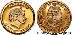 FIDSCHIINSELN 10 Dollar Proof Toutankhamon 2010 