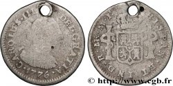PERÚ - CARLOS III 1/2 Real  1776 Lima BC 