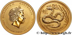 AUSTRALIE 15 Dollars Proof (1/10 Once) Année du Serpent 2013 Perth FDC 