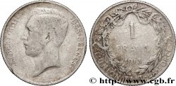 BELGIO 1 Franc Albert Ier légende française 1913 