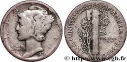ÉTATS-UNIS D&nbsp;AMÉRIQUE 1 Dime Mercury 1938 Philadelphie