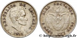 COLOMBIE 10 Centavos Simon Bolivar 1913 Birmingham TTB 