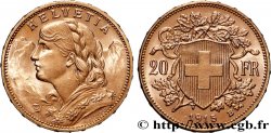 INVESTMENT GOLD 20 Francs  Vreneli   1915 Berne