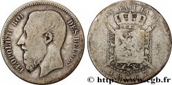 BELGIQUE 2 Francs Léopold II légende française 1867 