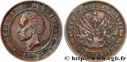 HAÏTI 20 Centimes président Geffrard 1863 Heaton